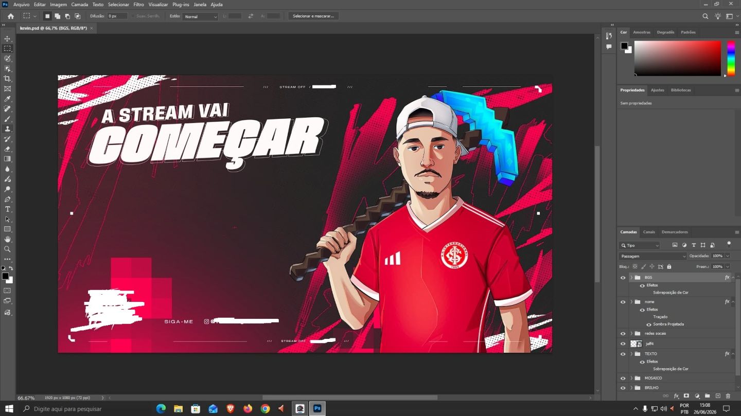DESIGNER PROFISSIONAL ! (THUMBNAIL, BANNERS, OVERLAYERS..)