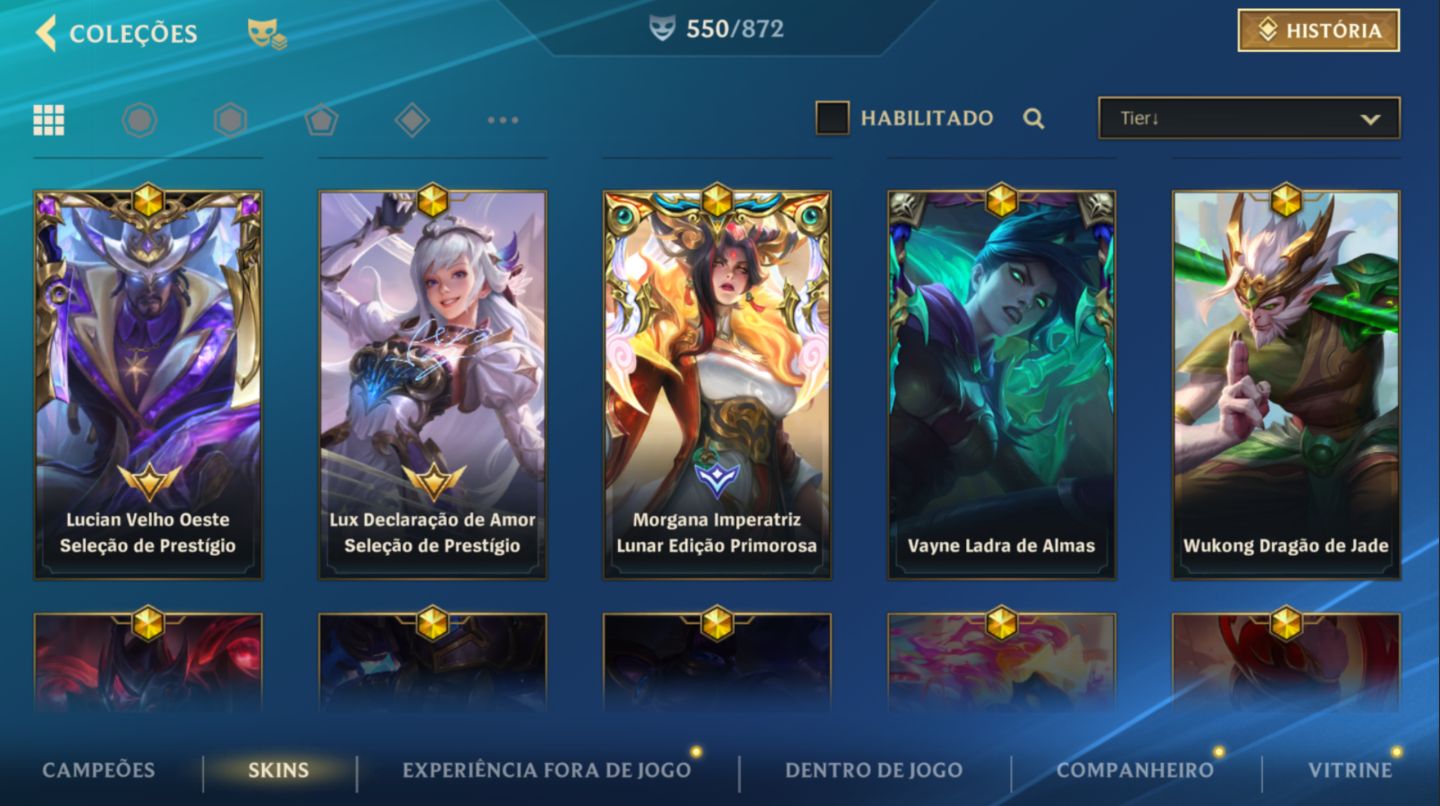 CONTA WILD RIFT - ROSA DE CRISTAL FULL, ABATE ROSA DE CRISTAL, 97k coleção