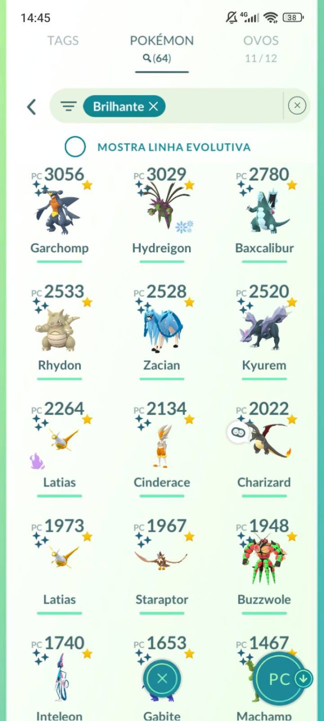 CONTA POKÉMON GO LV 60 | 85 HUNDOS | 64 SHINY | 19 MEWTWO | POKÉDEX AVANÇADA