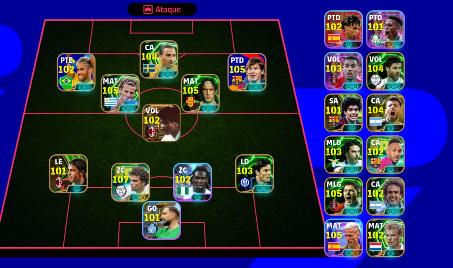 Conta efootball mobile custo benefíci