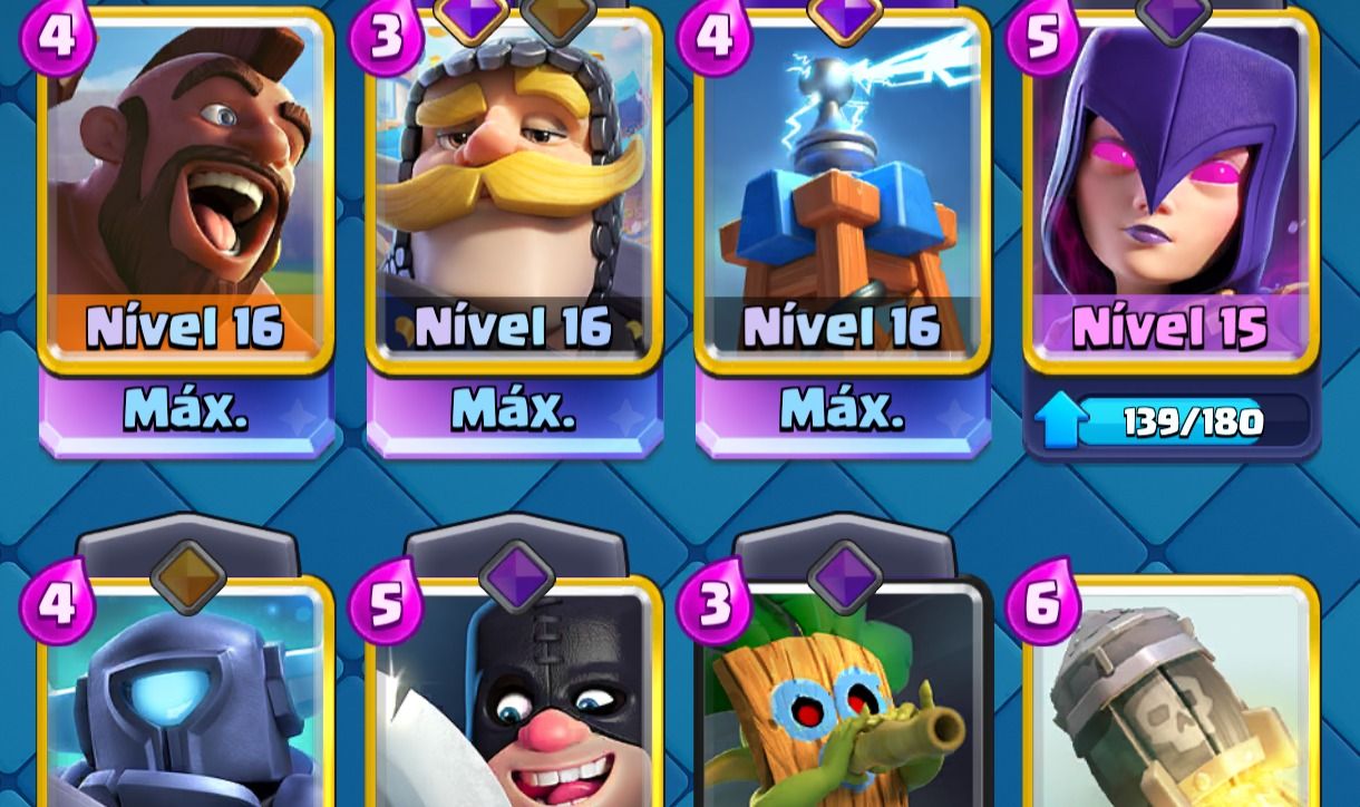 Conta Supercell Id, com Clash Royale, Clash of clans e brawl stars