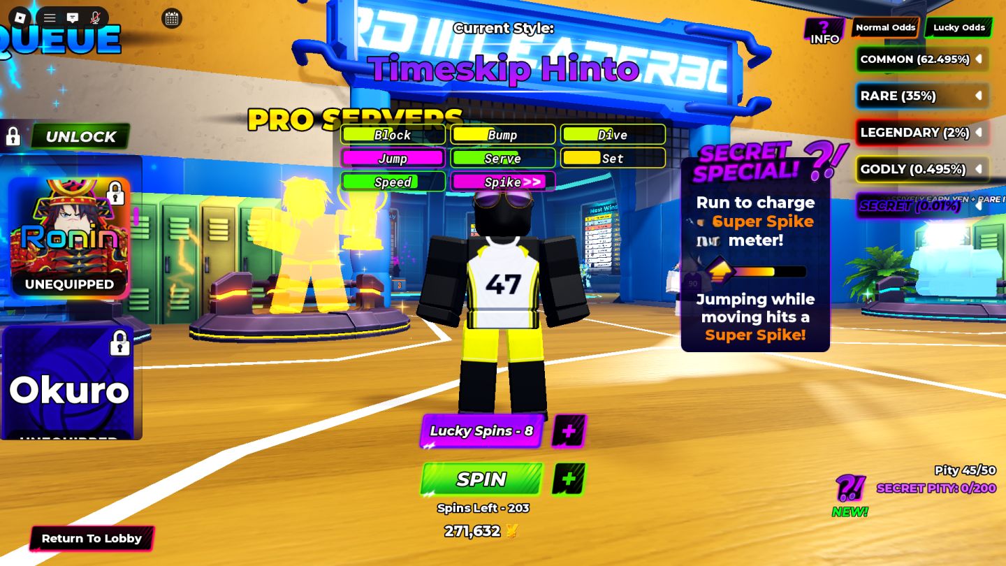 Conta de Volleyball Legends Vlb, 7 Personagens e 3 com a Tag de Natal de 2025