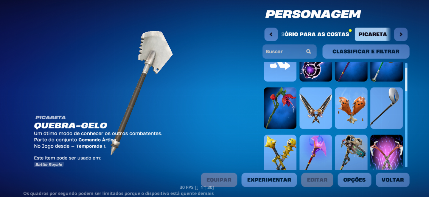 Conta de Fortnite com 44 skins