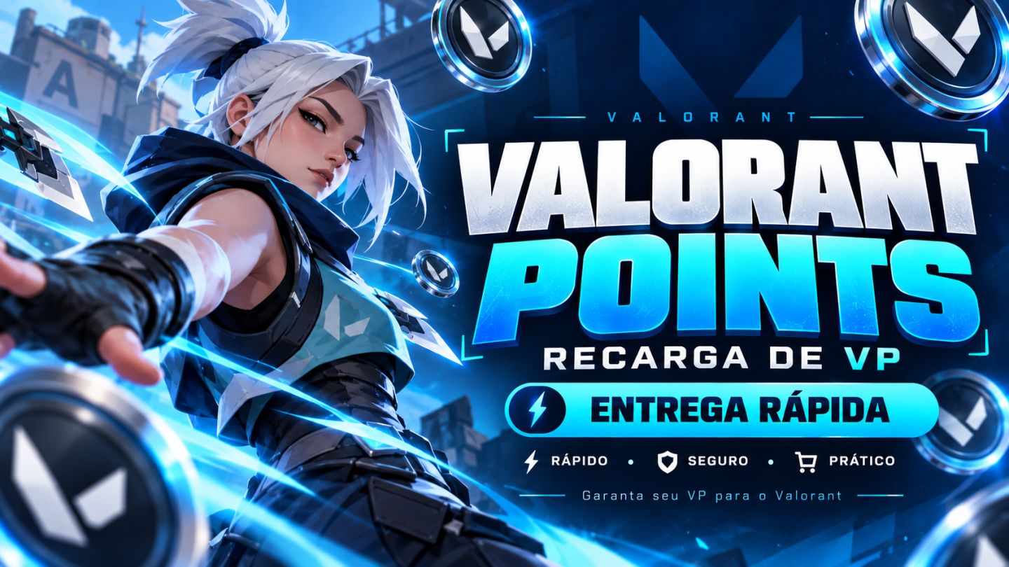 [PROMOÇÃO 220 R$ 9K VPS] GIFT CARD VALORANT POINTS (VP) MELHOR PREÇO!!!