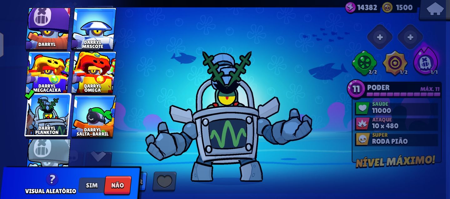 Conta Brawl Stars Antiga | Skins Raras | 29 Nvl 11 | 16 Hipercargas