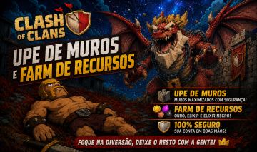 [PROMOÇÃO] UPO SEUS MURO / FARM DE RECURSOS / JOGOS DO CLÃ / ATAQUES NA REIDE /