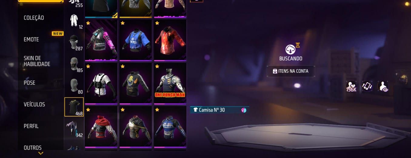 Conta free fire com angelical e itens de parceria