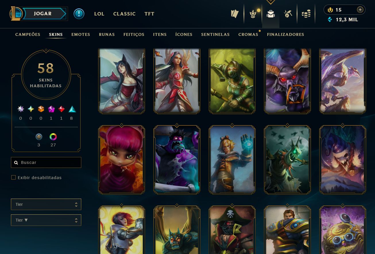 [ACESSO IMEDIATO] 70+ skins Ouro IV em MD5 MMR Buffado