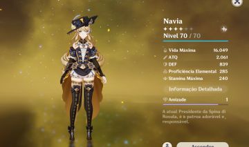 Conta Genshin Navia + Nilou