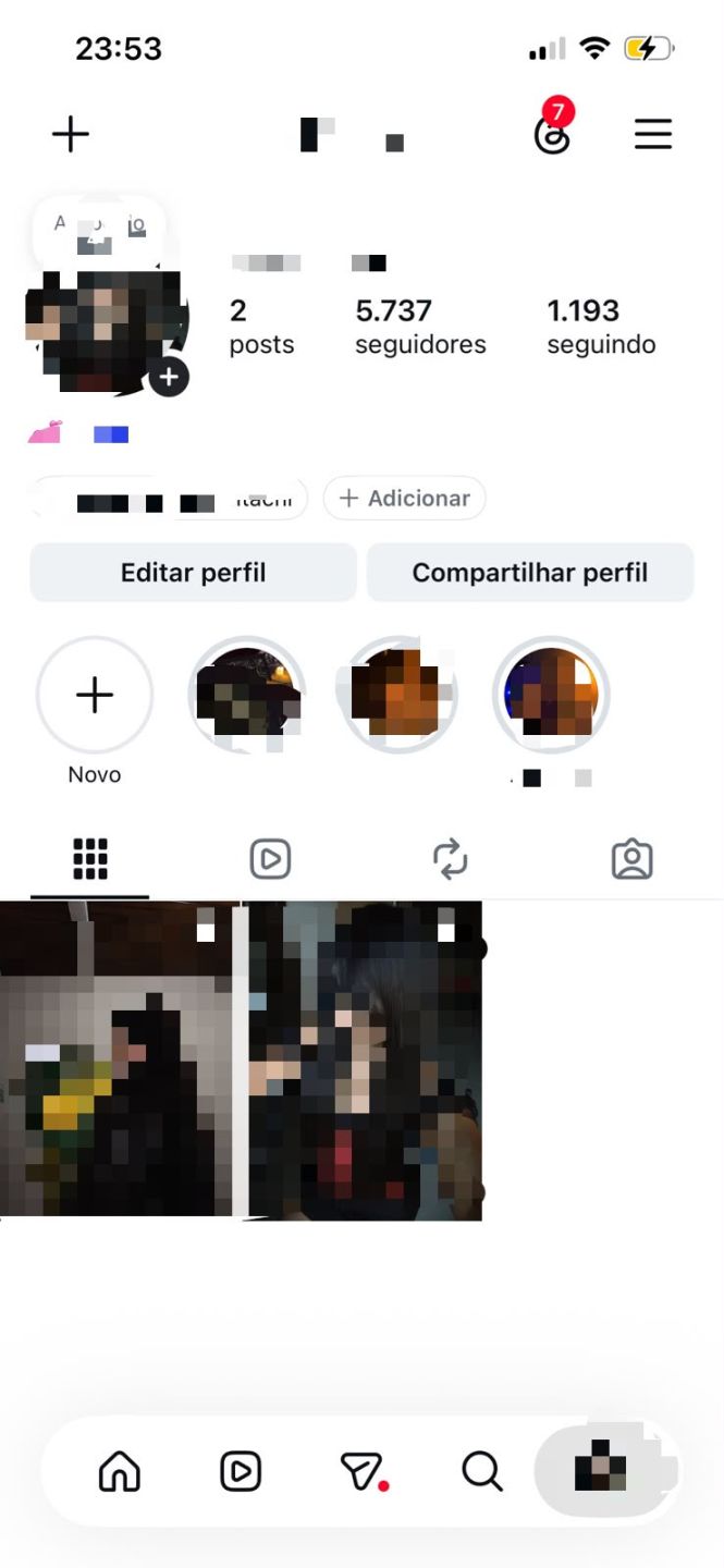 CONTA INSTAGRAM FEMININA 5K DE SEGUIDORES/CONTA ATIVA!