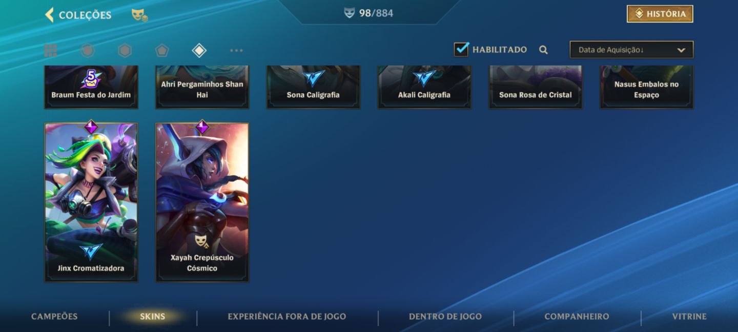Conta Wild Rift | 98 skins