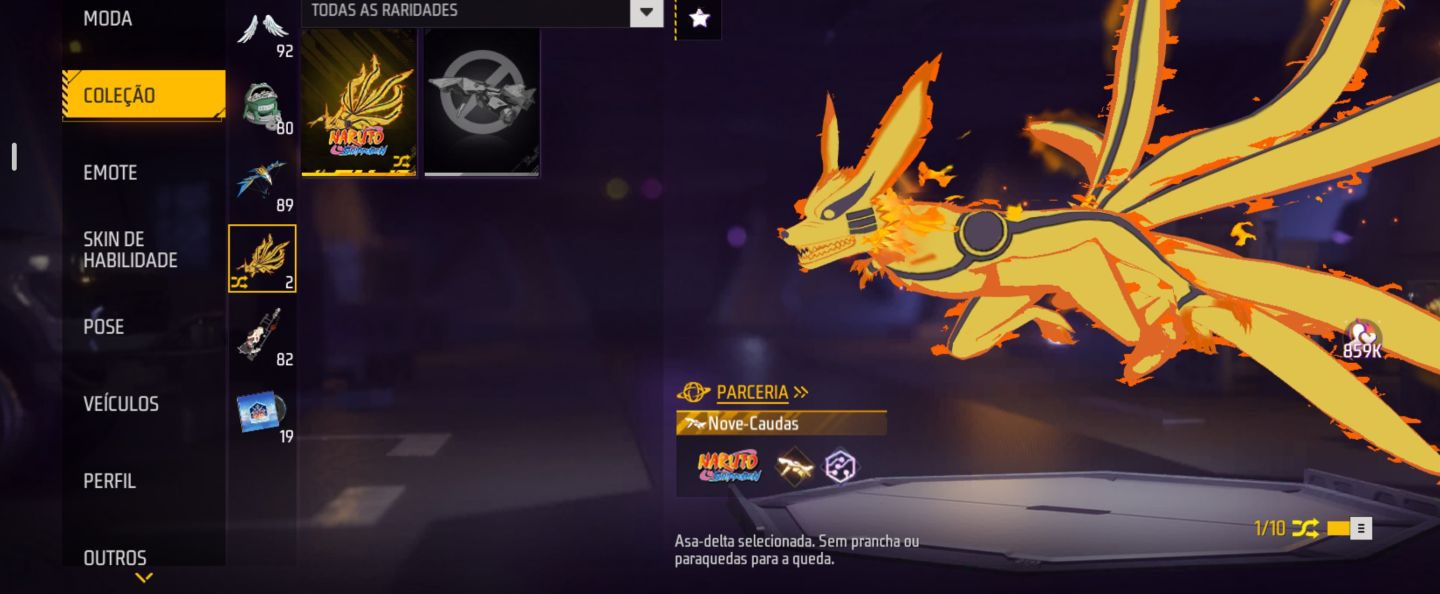 Conta free fire com barbinha e top criminal
