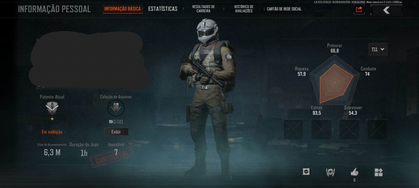 CONTA ARENA BREAKOUT COM 6 MILHÕES DE KOENS