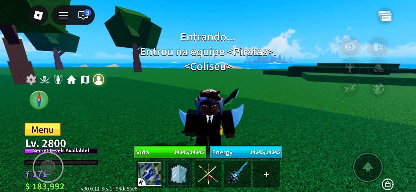 Conta de blox fruit