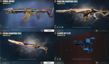 CONTA DE VALORANT COM PACOTE CHAMPIONS 2024, VANDAL ARCANE E CLASSIC VCT E MAIS.