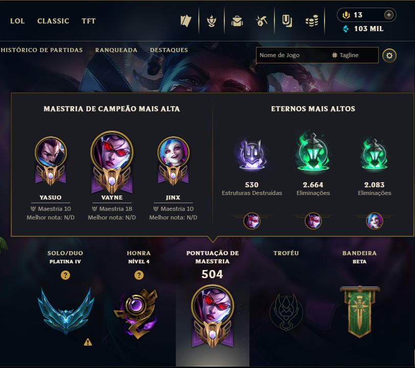CONTA DOUBLE RIOT (LOL + VALORANT)