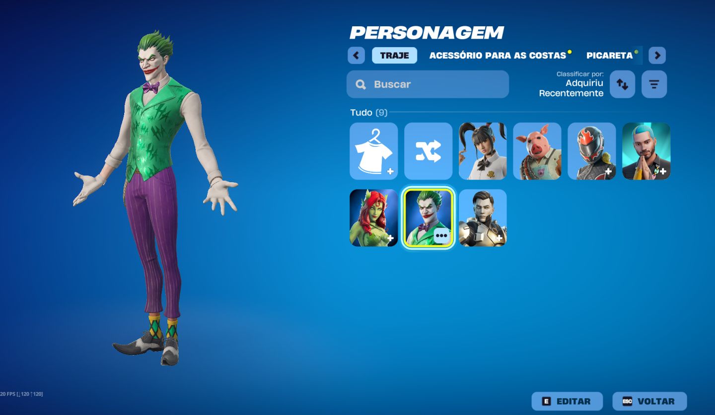 CONTA TRYHARD PACOTE JOKER