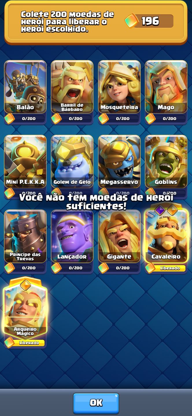 COMBO: CONTAS BRAWL STARS & CLASH ROYALE