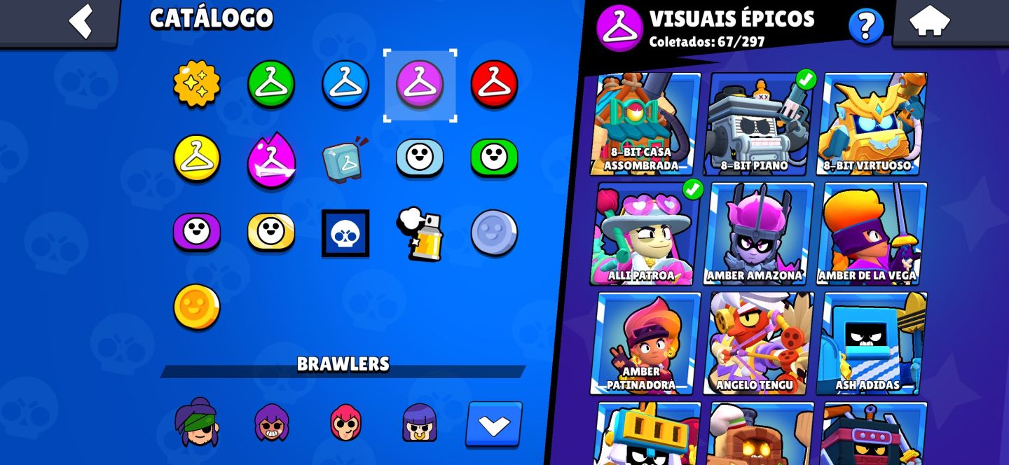 Conta de brawl, muito boa
