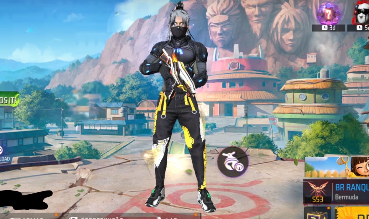 CONTA DE FREE FIRE COM ANGELICAL