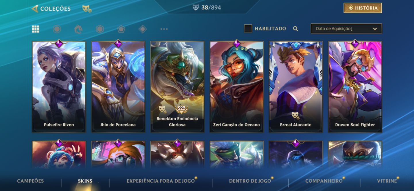 WILD RIFT SMURF PREMIUM COM SKINS RARAS MESTRE EM DUAS TEMPORADAS