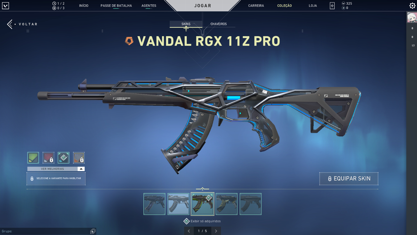 Conta valorant 1400 gastos mmr dima 3