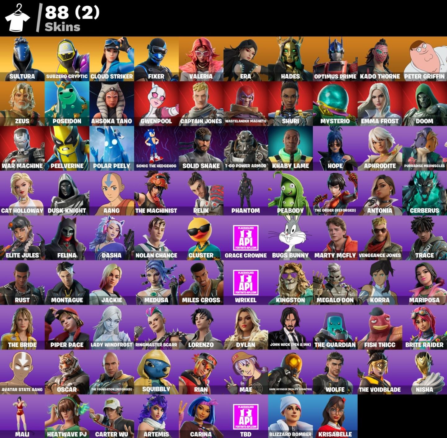 Conta de Fortnite com 88 Skins | Sultura | Promoção!