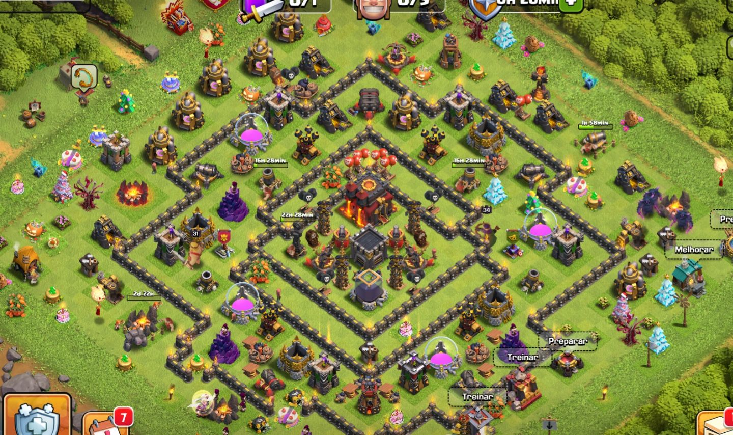 Conta de Clash of Clans CV10 bem upado! (Tempo limitado)
