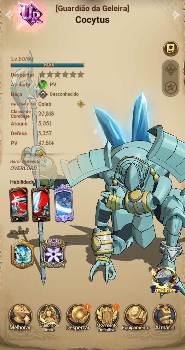 Conta 7DS GC | 130 Personagens | Lv. 71 | Overlord + Gachiakuta | +4 Anos
