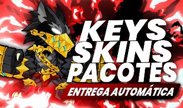 [MENOR PREÇO] KEYS DE SKINS BRAWLHALLA + PACOTES, ARMAS, CORES E TÍTULOS