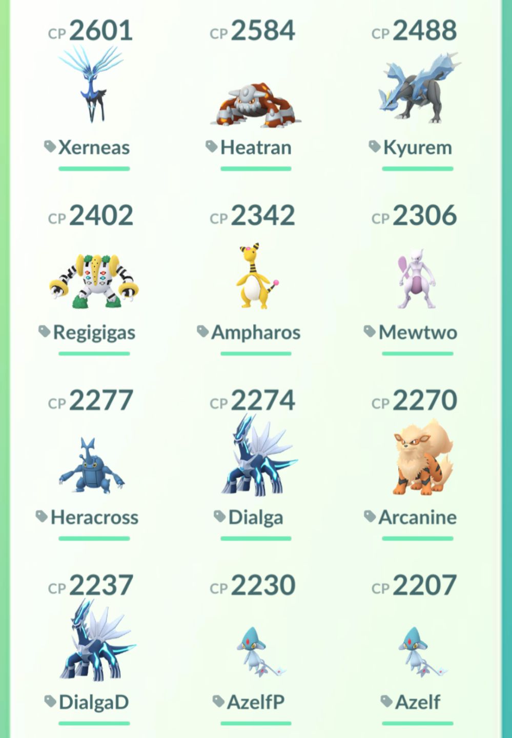 Pokemons Shiny/Lendario/Evento