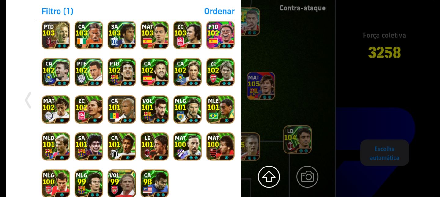 CONTA eFOOTBALL 3258+ FORÇA