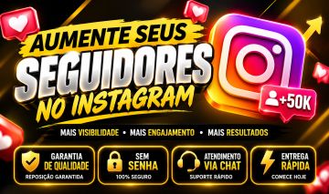 [MAIS VENDIDO DO SITE] SEGUIDORES INSTAGRAM