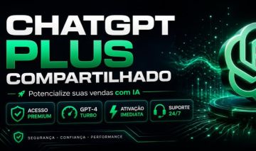 CHATGPT PLUS COMPARTILHADO 30 dias