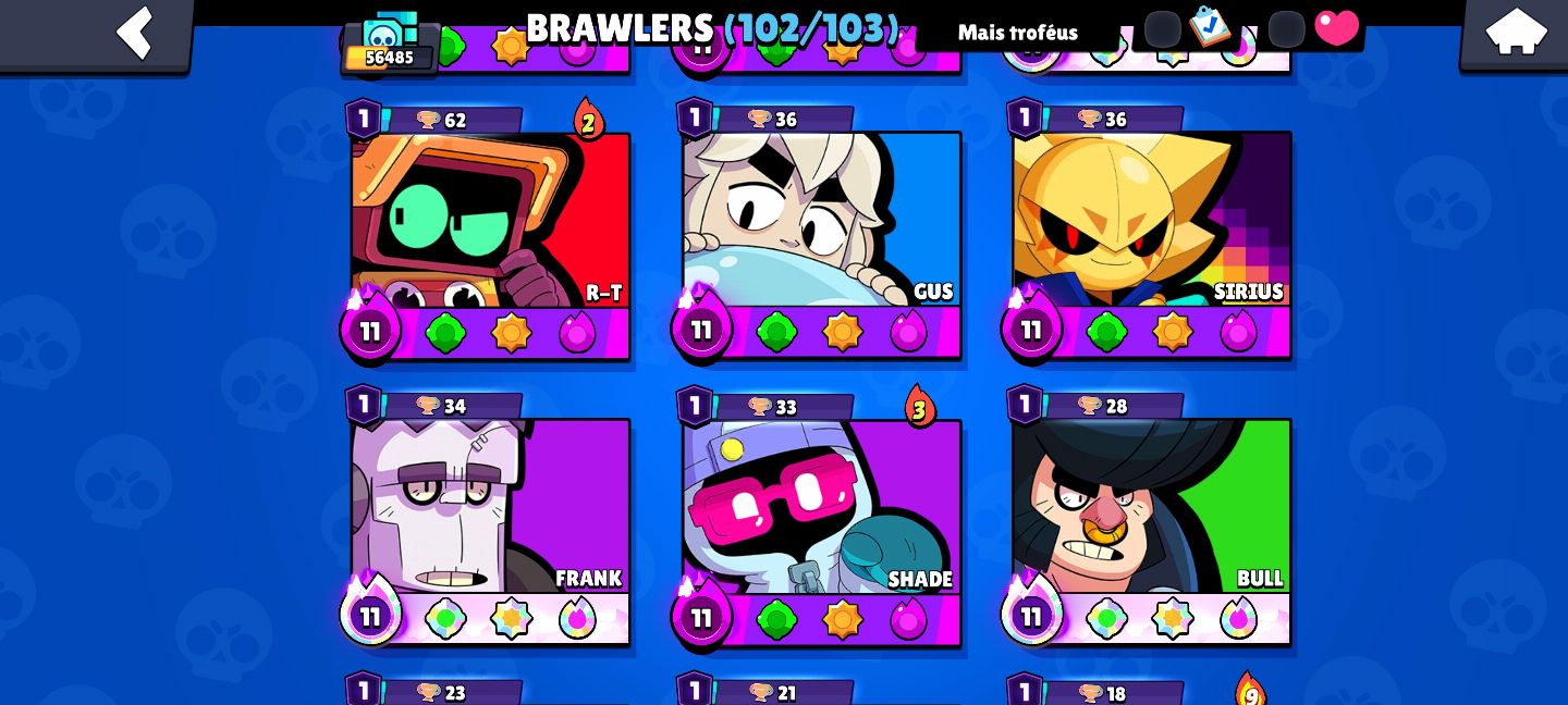 Conta Super completa para ranked, todos os brawler, e muito mais