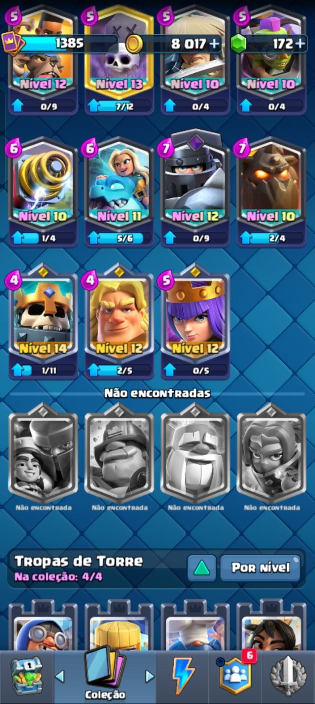 CONTA CLASH ROYALE END-GAME | 9500+ TROFÉUS (ARENA LENDÁRIA) | REI 14
