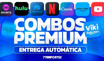 PRIME VIDEO/ HULU/ ESPN/ PARAMOUNT/ VIKI/ DEEZER/ CANVA /CRUNCHYROLL/ NETFLIX