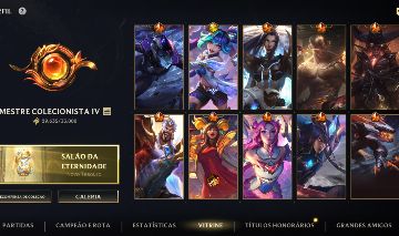 Conta wild rift com 146 skin full champs e nível 200 muita skin top