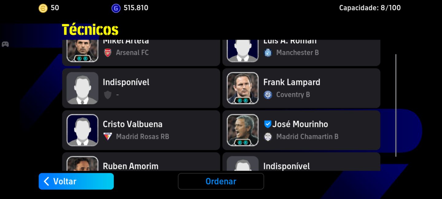Conta efootball 3244, melhor do momento.