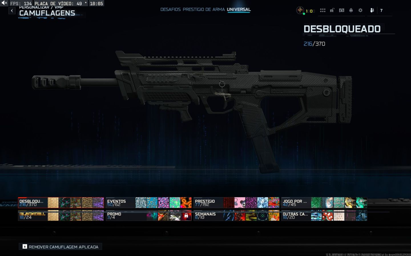 Conta warzone(b07) mais jogo comprado mw4