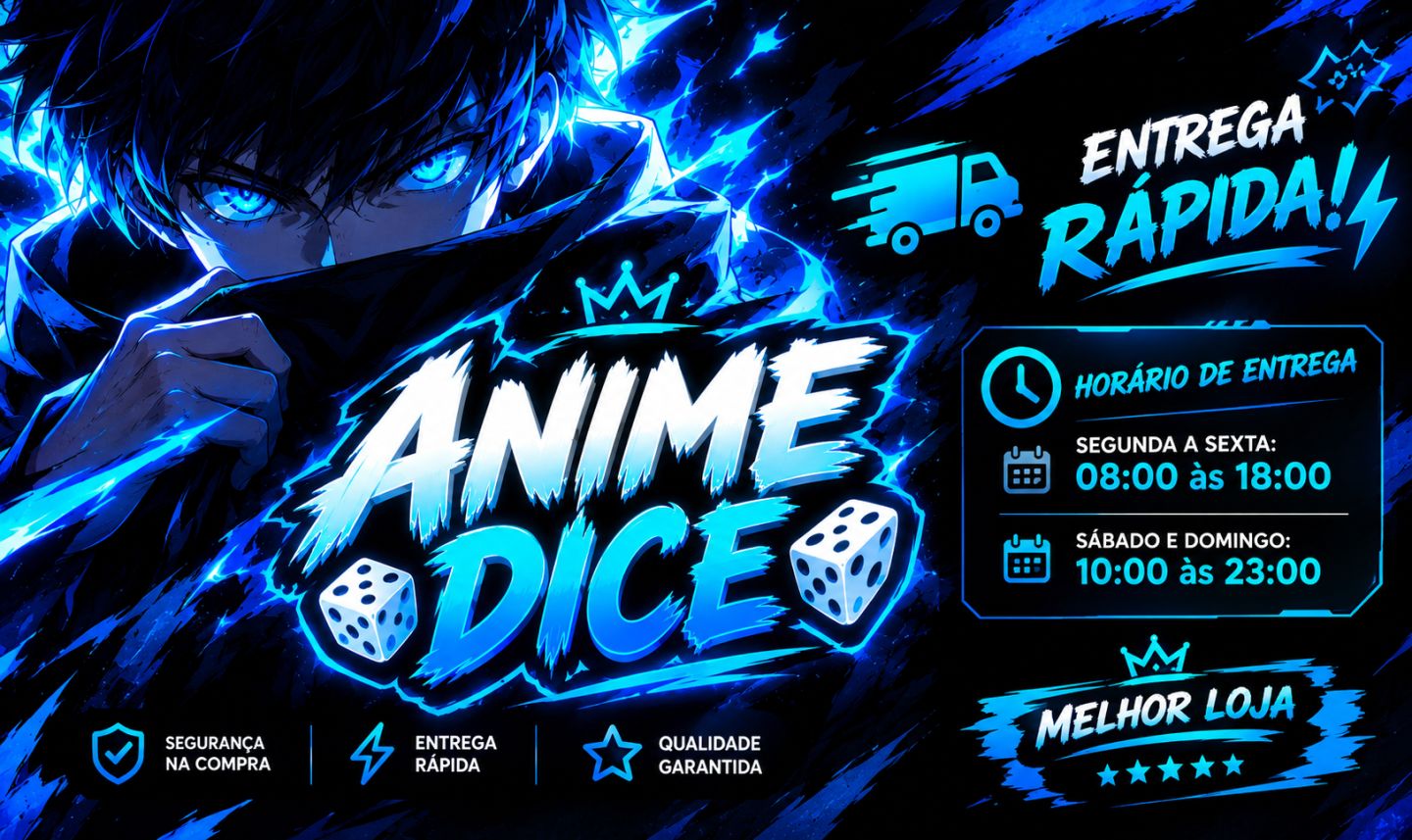 ANIME DICE | ITENS COM PREÇOS BAIXOS É AQUI | ENTREGA RÁPIDA
