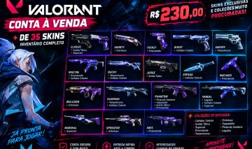 Conta valorant com 26 skins
