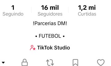 Conta de TikTok top