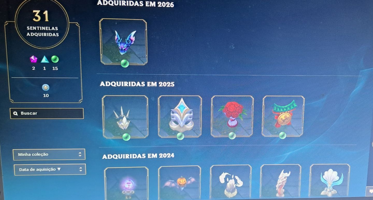CONTA LOL BR 350 TODOS OS CAMPEÕES