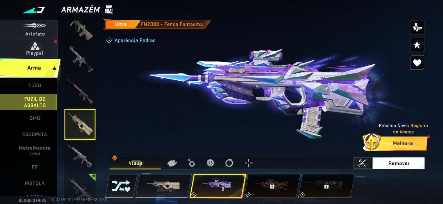 Eterna:Sussurro skins lendárias:13 skins ultras:7 skin limitadas:1