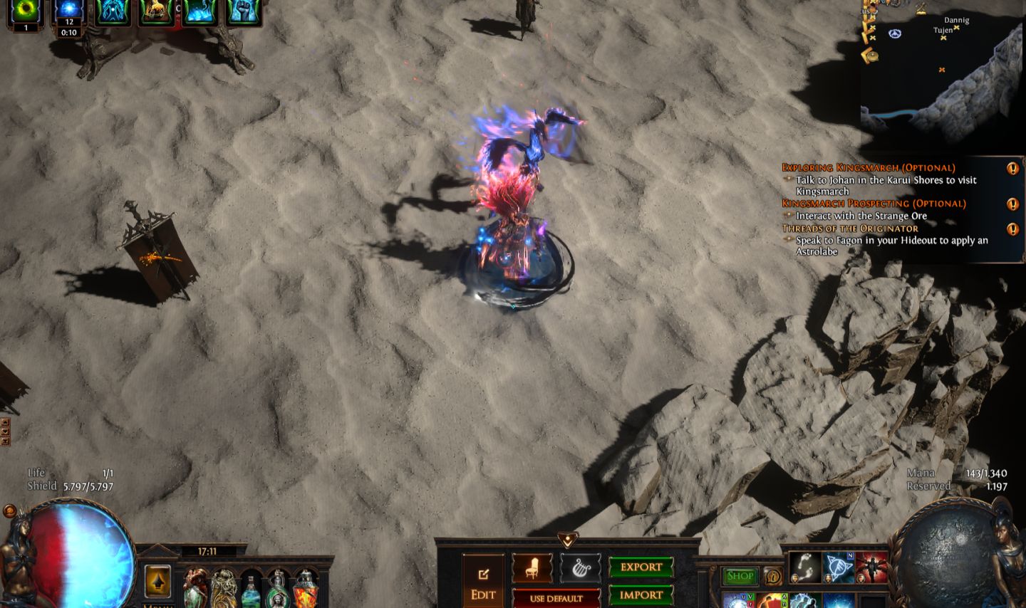 Conta POE 1 E 2 (Path of exile)