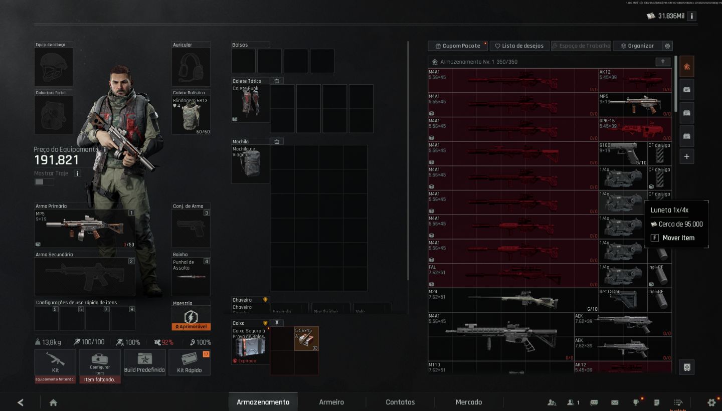 CONTA ARENA BREAKOUT INFINITE (PC) | LEVEL 30 | FULL ACESSO 54KK STASH
