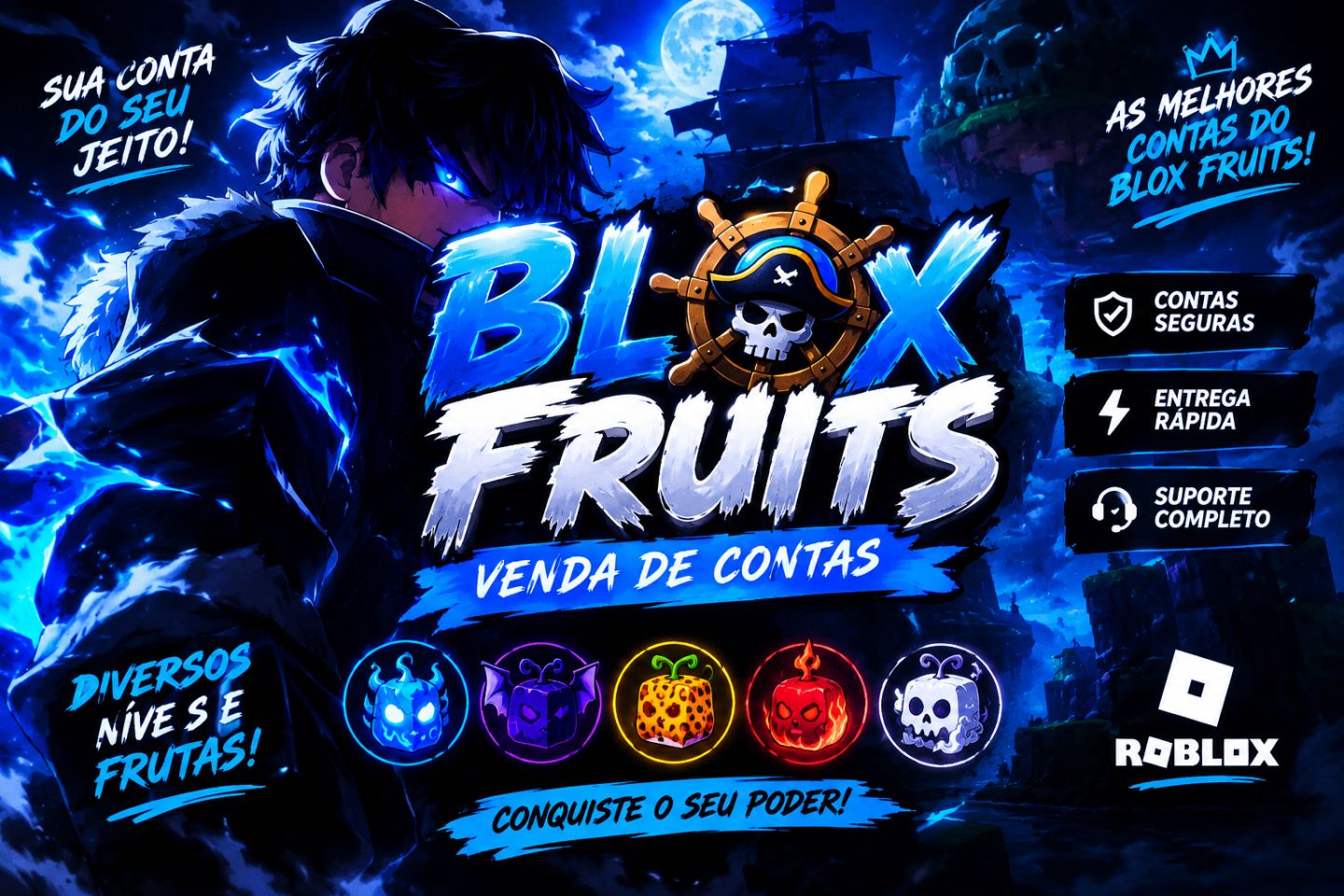 Venda de conta blox fruits [Promoção Limitada]