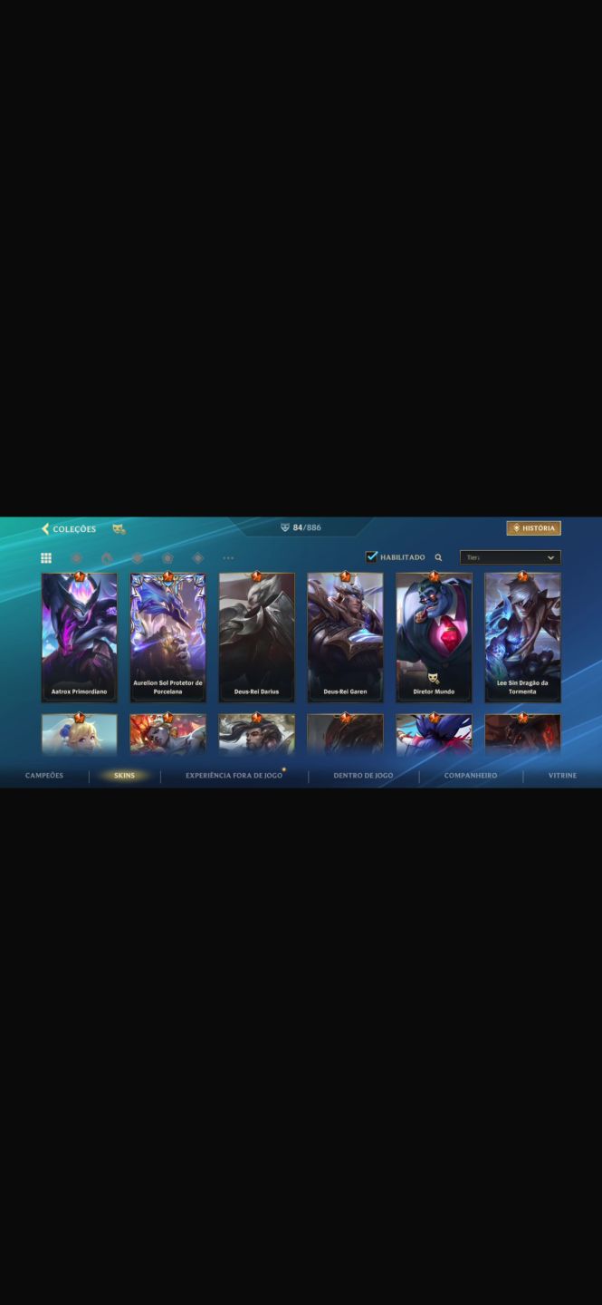 Conta Wild Rift Nível 157 com 84 Skins