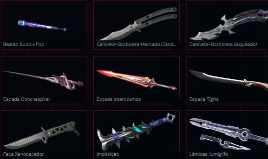 Conta Valorant VP 102.350 Skins 187 Facas 12 Agentes 24 Chaveiro 175 Rank Asc 1